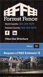 Mobile Screenshot of forrestfencing.com